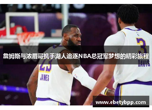 詹姆斯与浓眉哥携手湖人追逐NBA总冠军梦想的精彩旅程